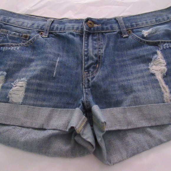 21 Denim Pants - 21 Denim Stretch Mini Jean Shorts Size 34"x 2"